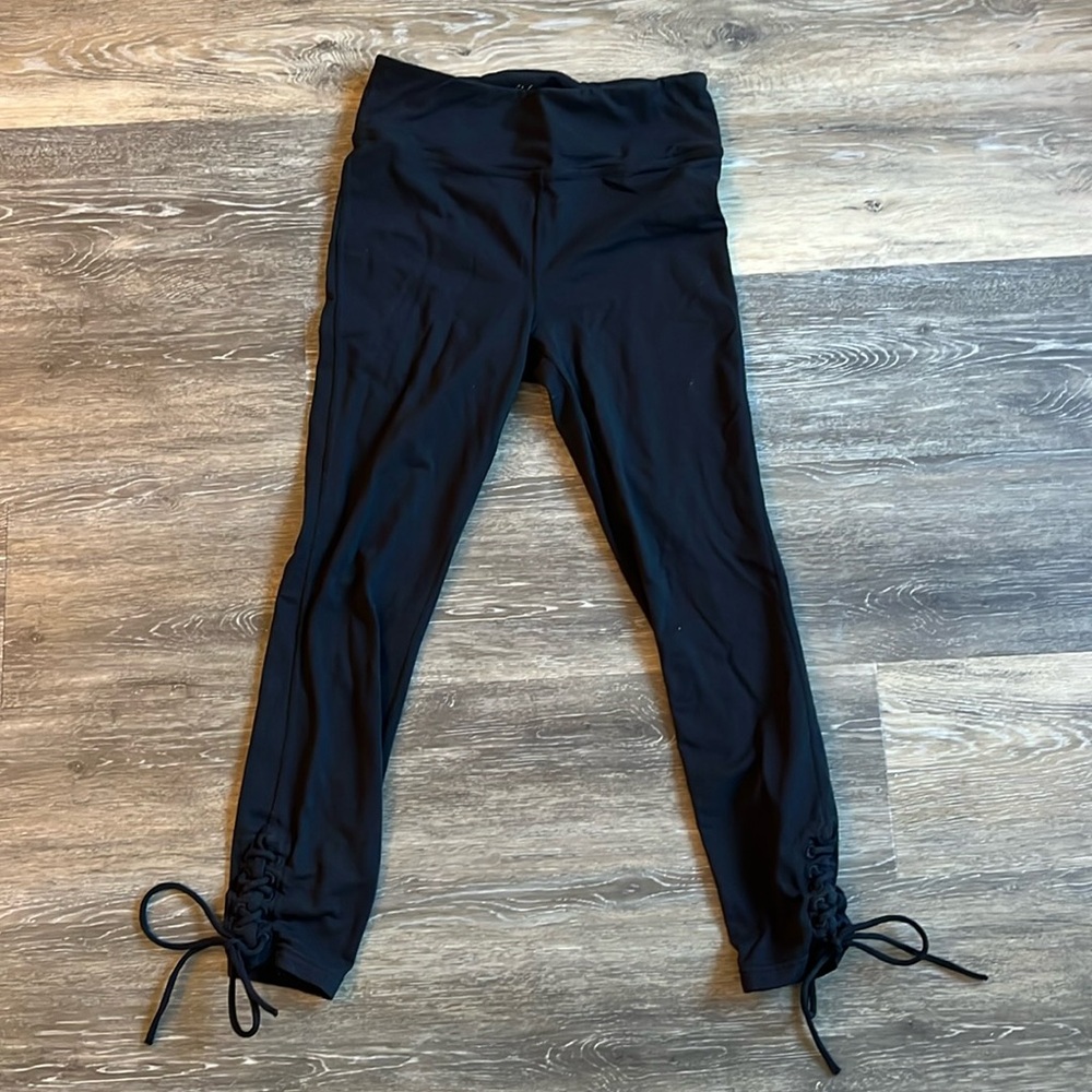 J. Crew bow tie cropped leggings
